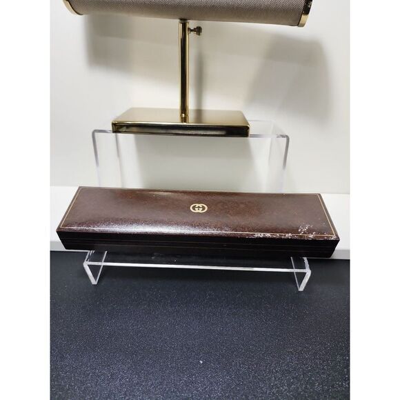 Vintage Gucci 2000L 18K plated Gold Enamel Stack Watch - Picture 11 of 11